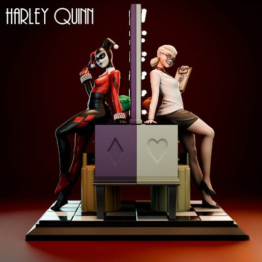 4192 Harley Quinn Diorama - DC Comics - STL 3D Print Files