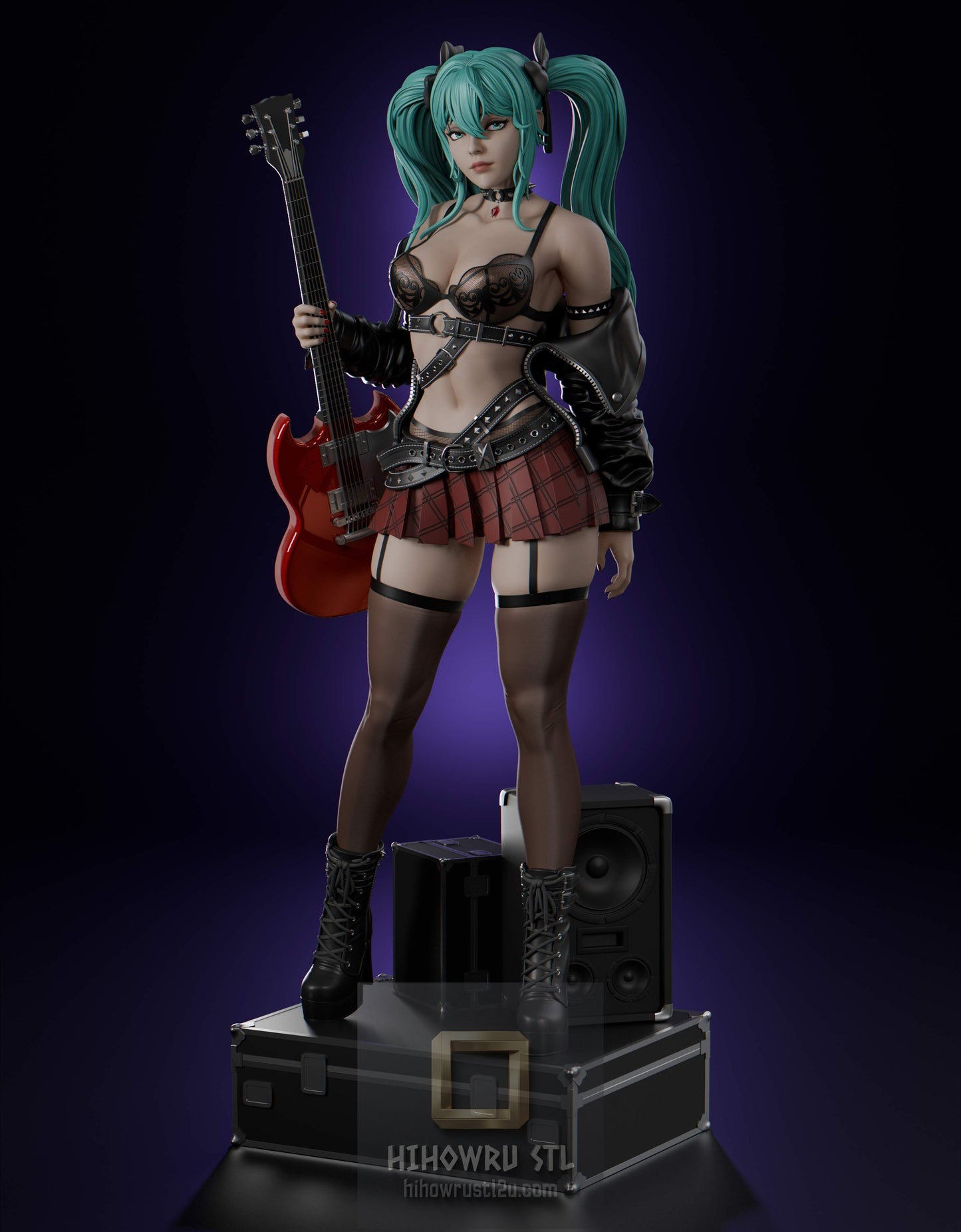 5110 Hatsune Miku - Vocaloid - STL 3D Print Files