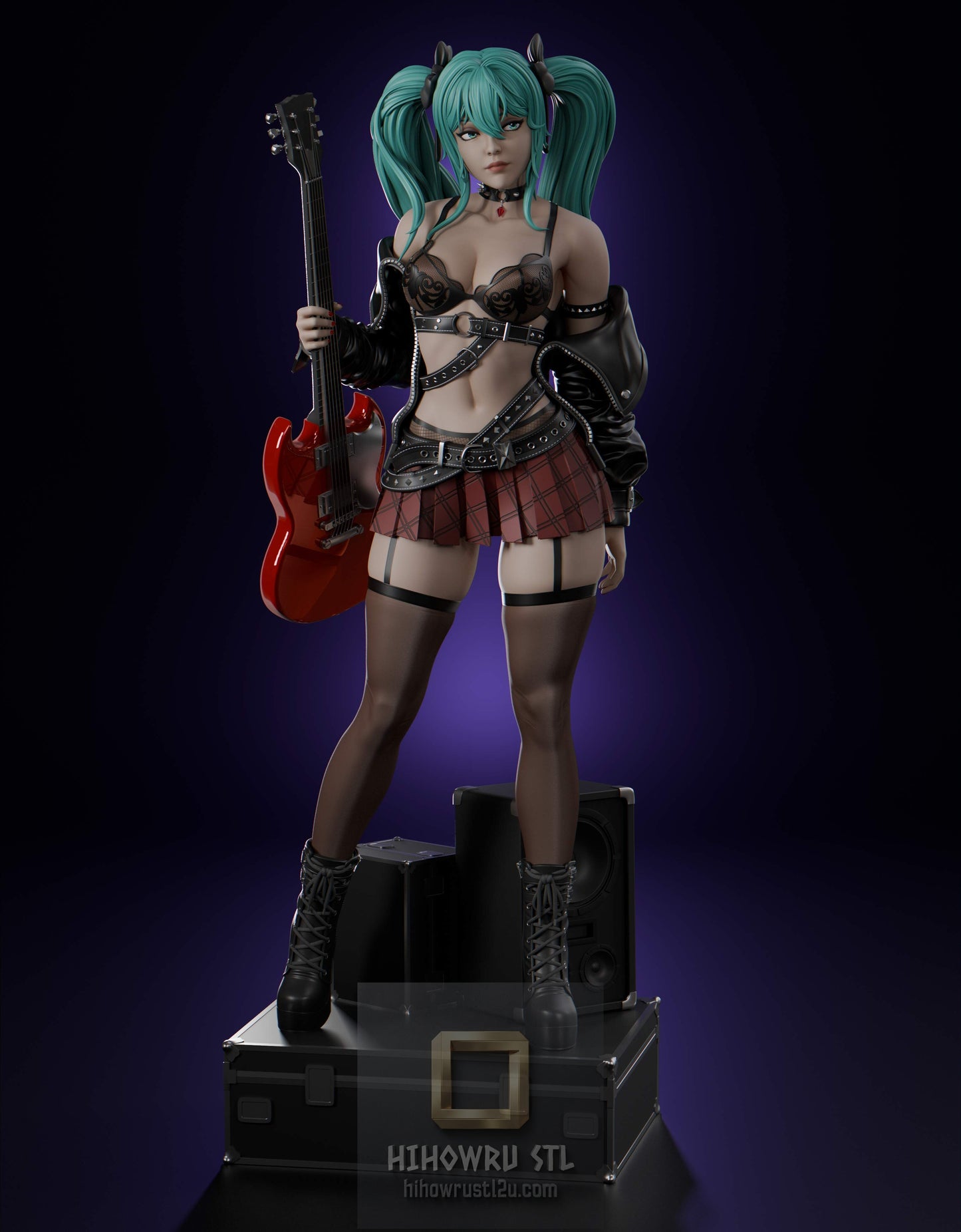 5110 Hatsune Miku - Vocaloid - STL 3D Print Files