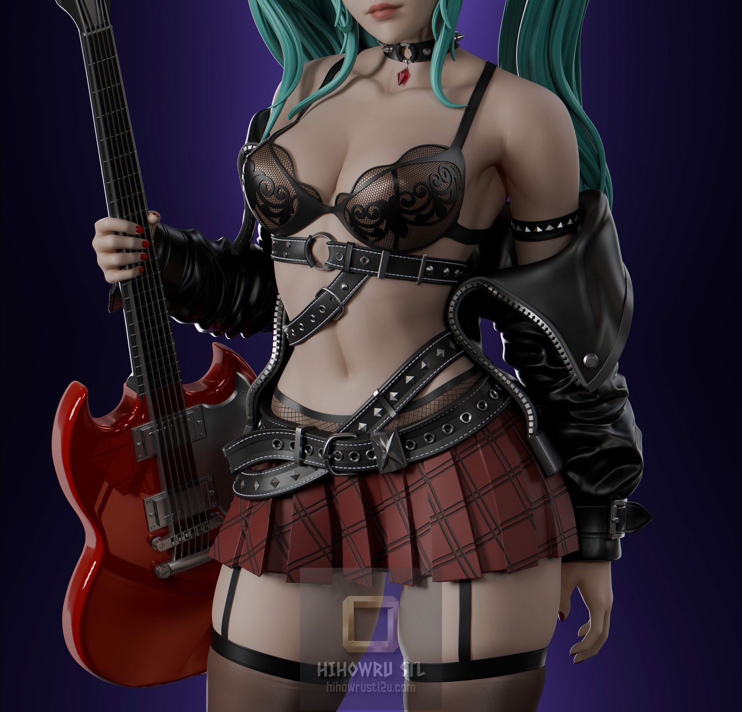 5110 Hatsune Miku - Vocaloid - STL 3D Print Files