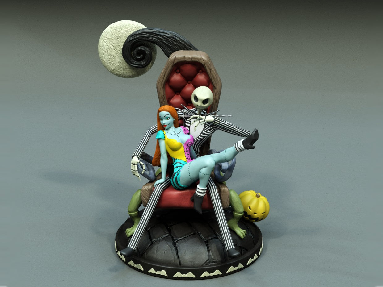 Jack & Sally NSFW - A Nightmare Before Christmas - STL 3D Print Files