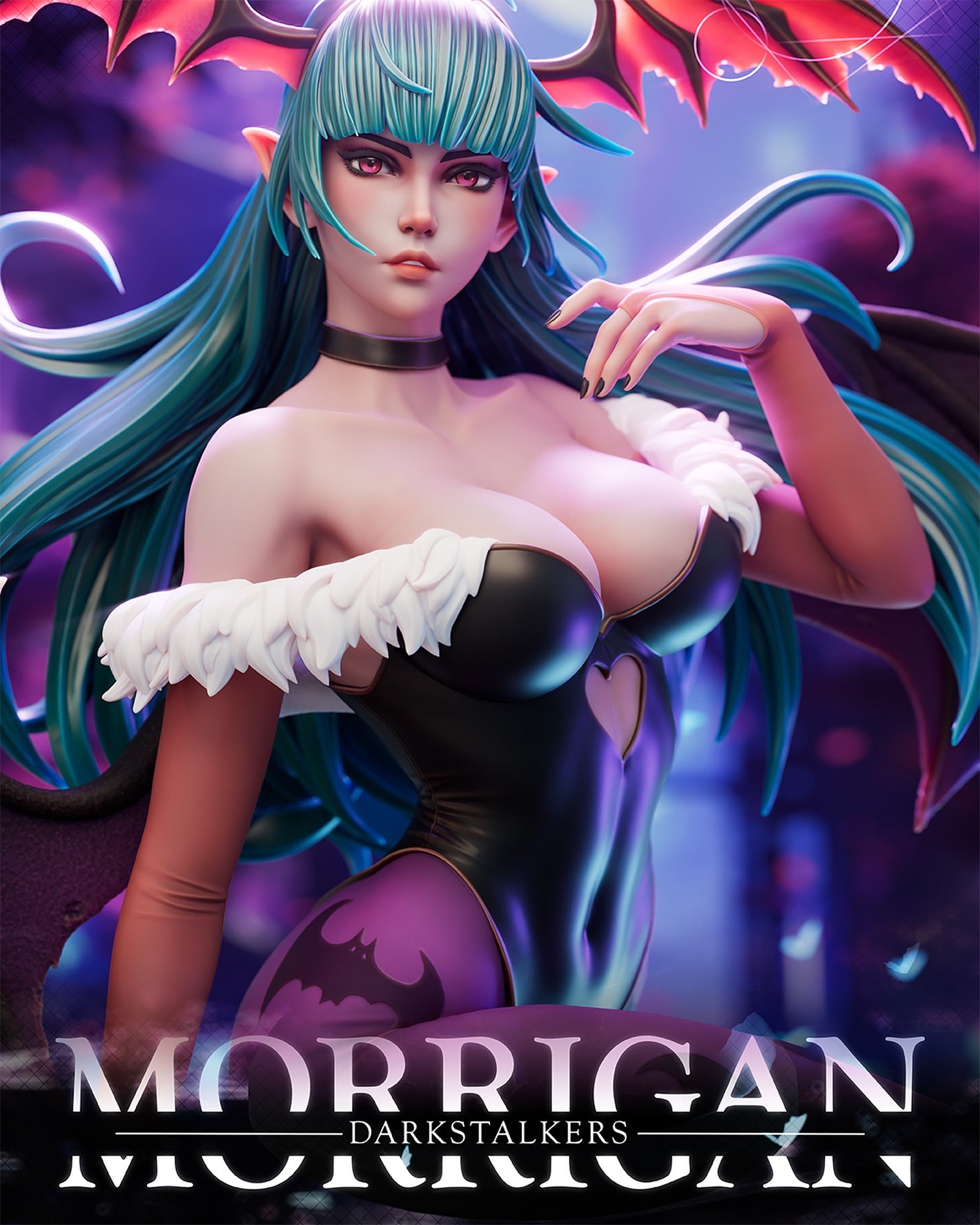 2808 Morrigan - Darkstalkers - STL 3D Print Files