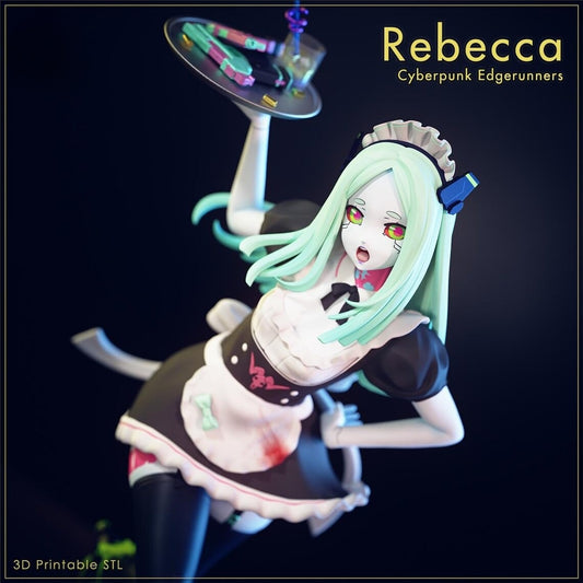 3053 Maid Rebecca - Cyberpunk Edgerunners - STL 3D Print Files