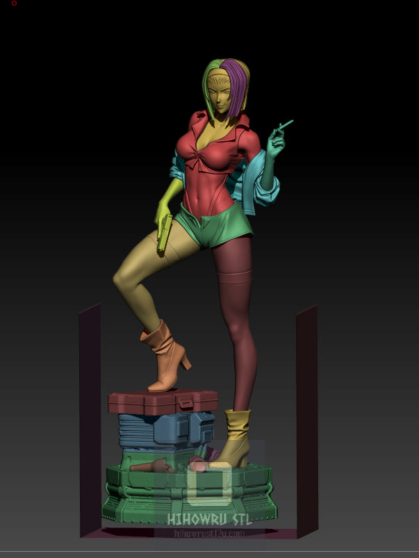 4512 Faye Valentine - Cowboy Bebop - STL 3D Print Files