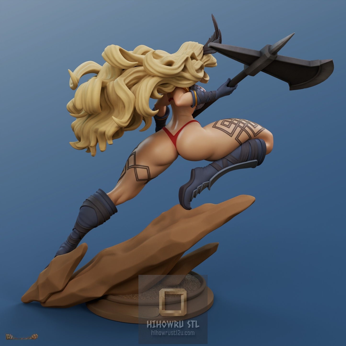 5520 Amazon NSFW - Dragon's Crown - STL 3D Print Files