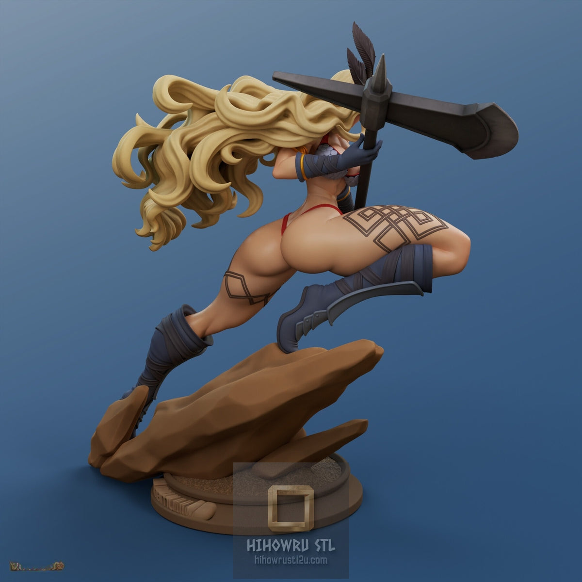 5520 Amazon NSFW - Dragon's Crown - STL 3D Print Files