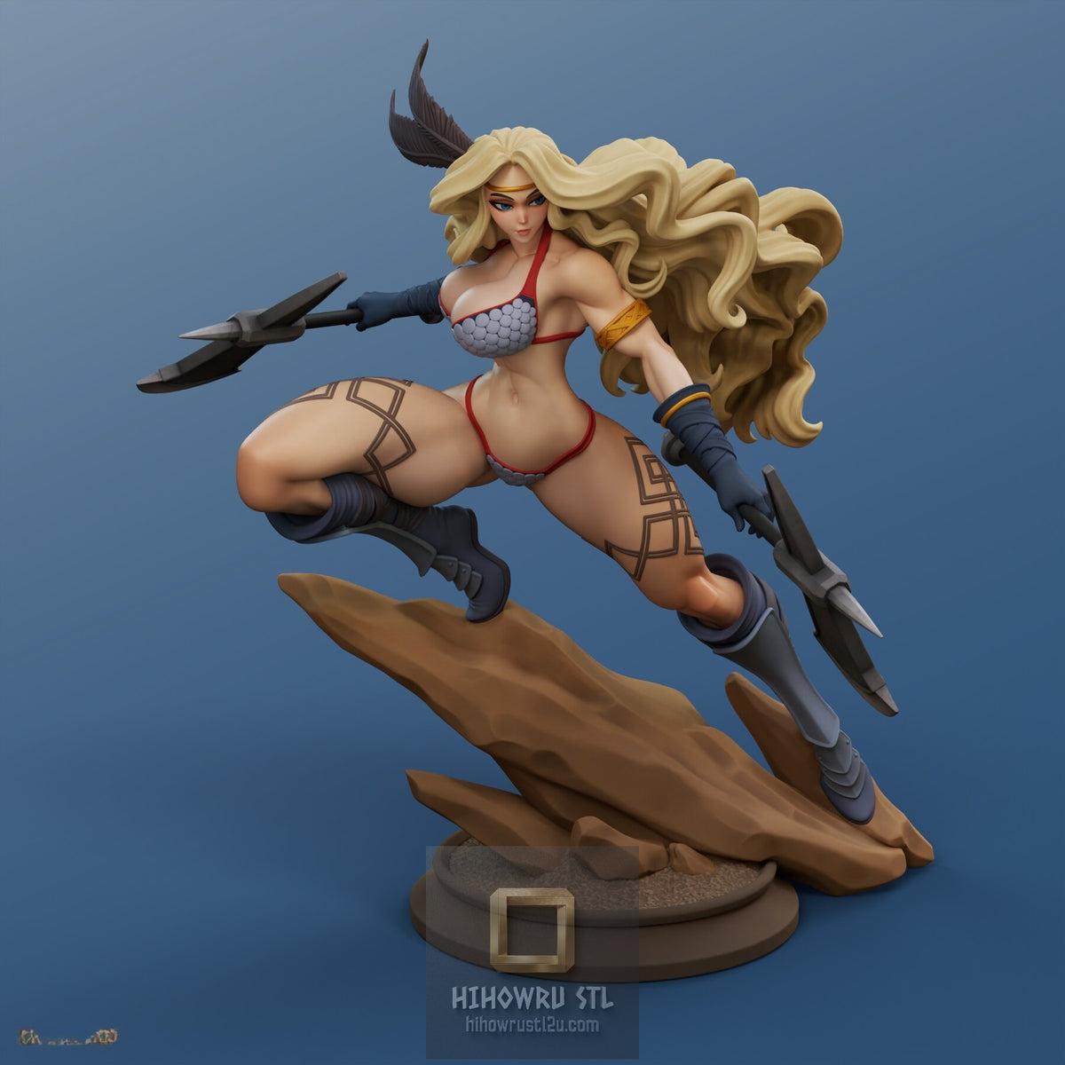 5520 Amazon NSFW - Dragon's Crown - STL 3D Print Files