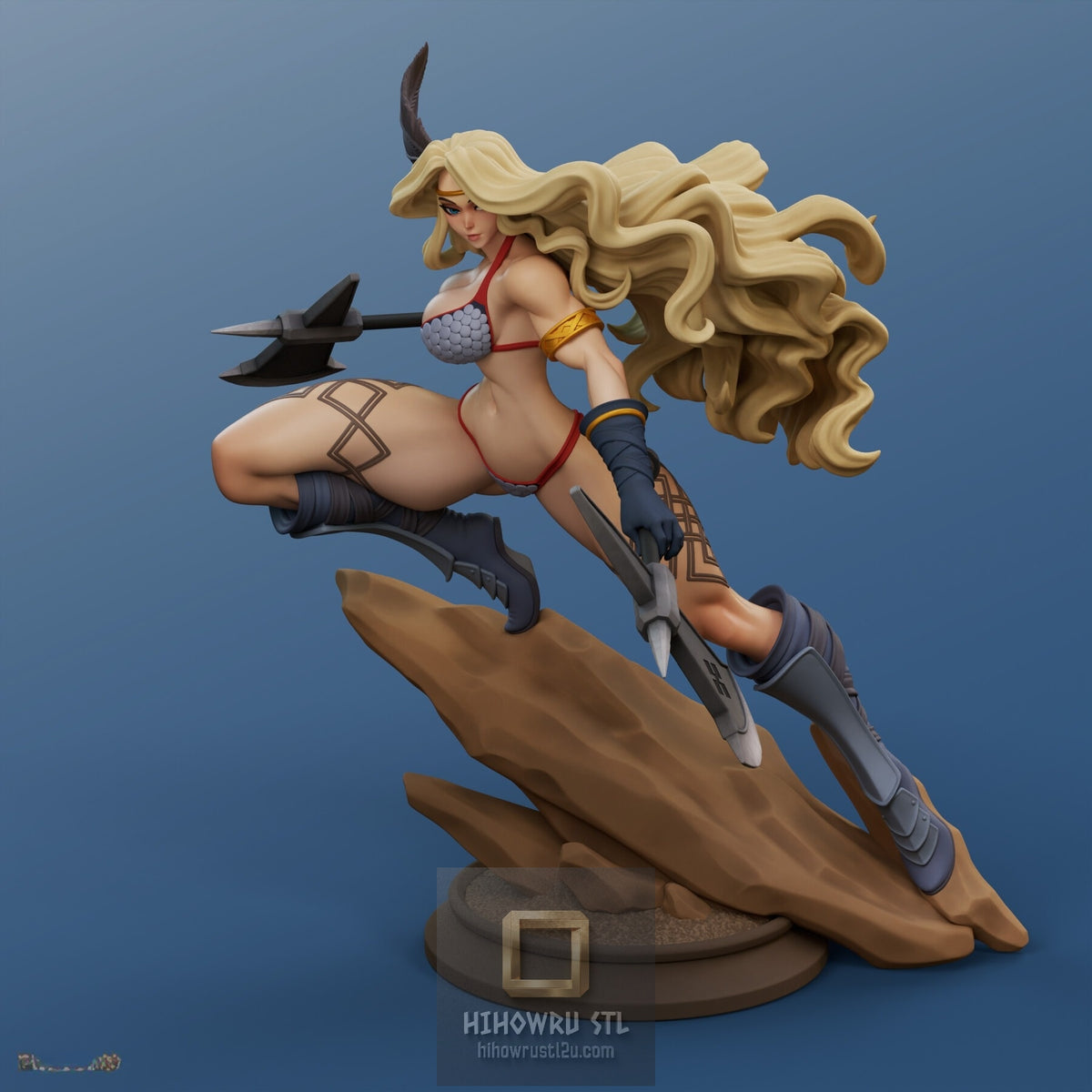 5520 Amazon NSFW - Dragon's Crown - STL 3D Print Files