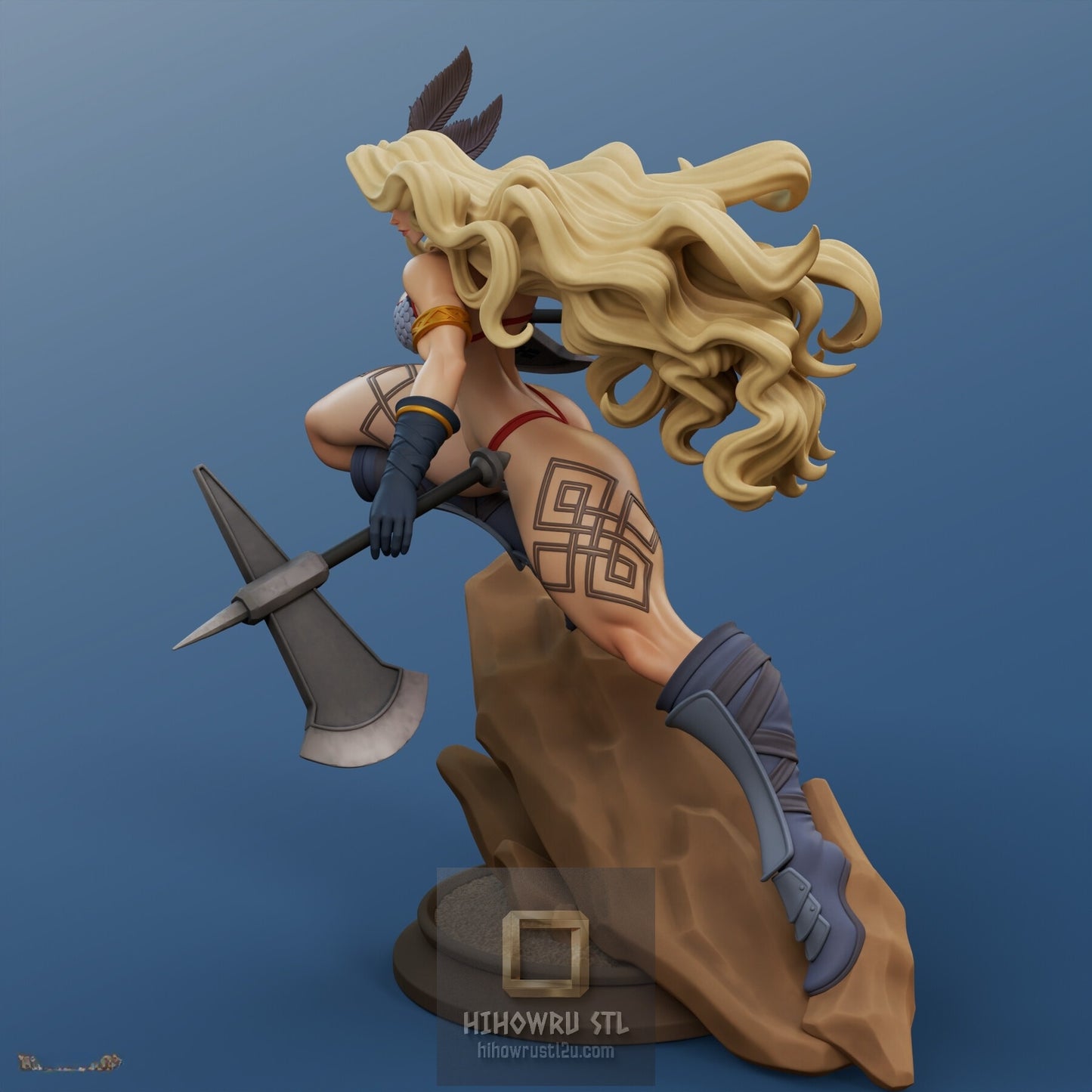5520 Amazon NSFW - Dragon's Crown - STL 3D Print Files