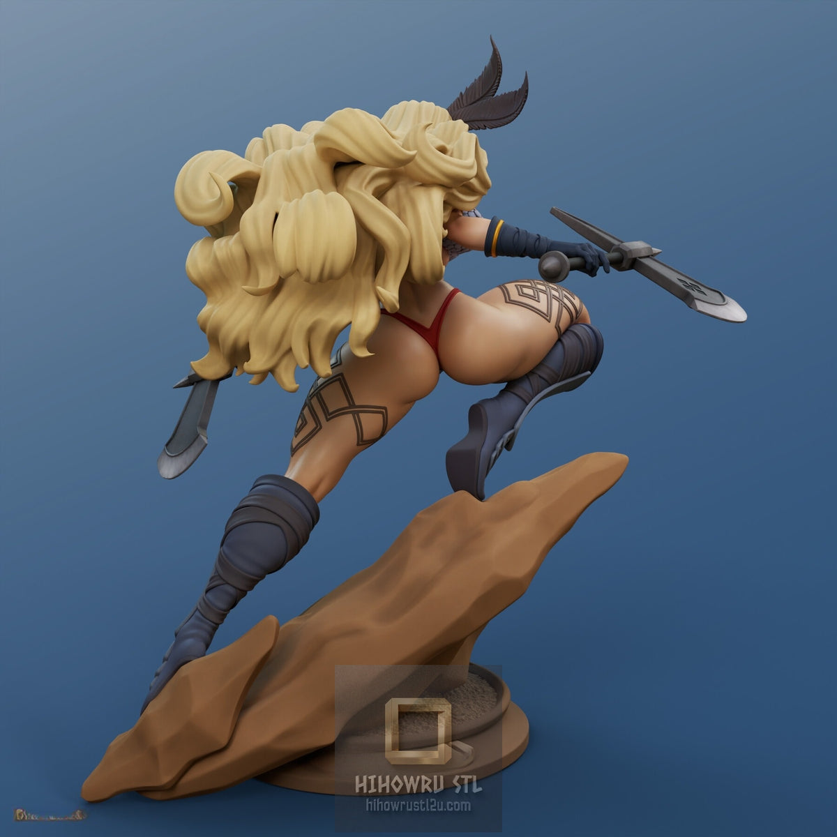 5520 Amazon NSFW - Dragon's Crown - STL 3D Print Files