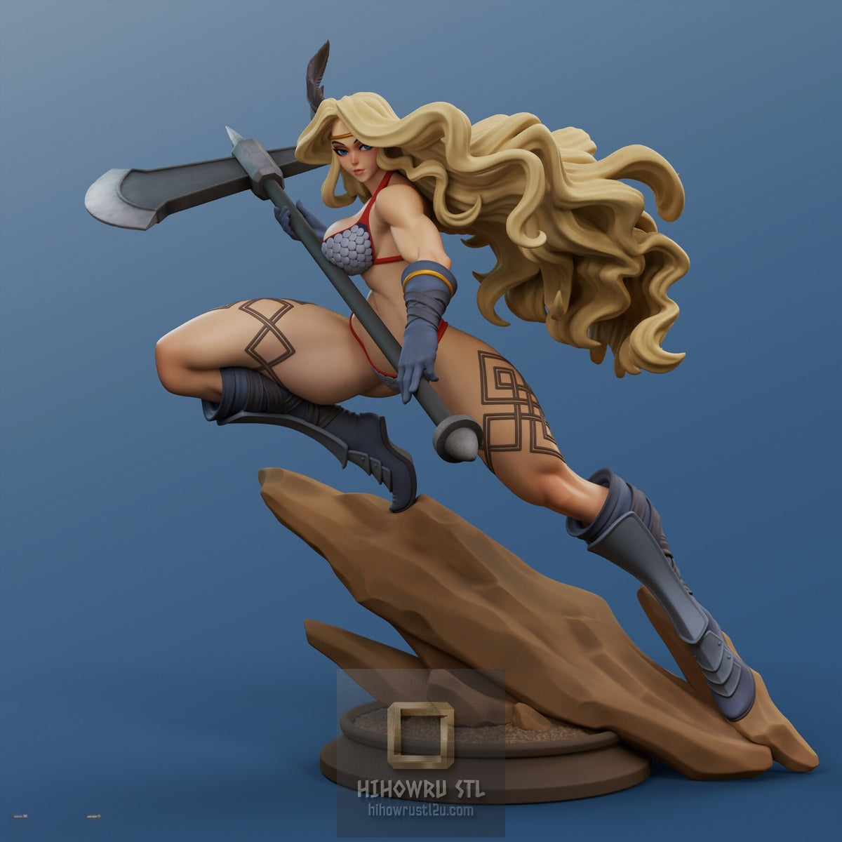 5520 Amazon NSFW - Dragon's Crown - STL 3D Print Files