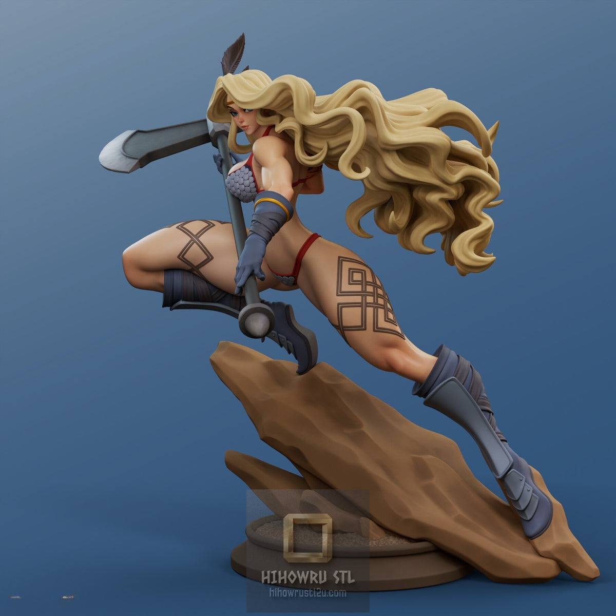 5520 Amazon NSFW - Dragon's Crown - STL 3D Print Files