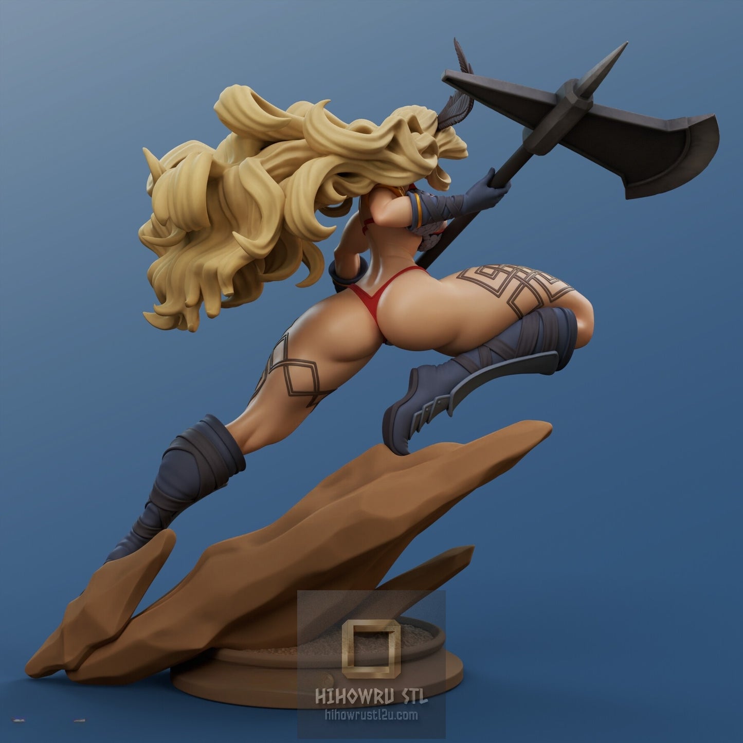 5520 Amazon NSFW - Dragon's Crown - STL 3D Print Files