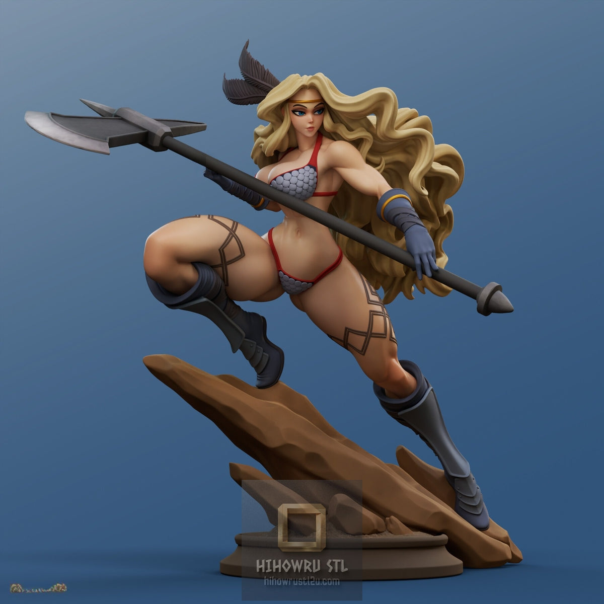 5520 Amazon NSFW - Dragon's Crown - STL 3D Print Files