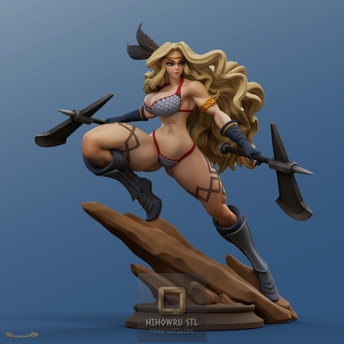 5520 Amazon NSFW - Dragon's Crown - STL 3D Print Files