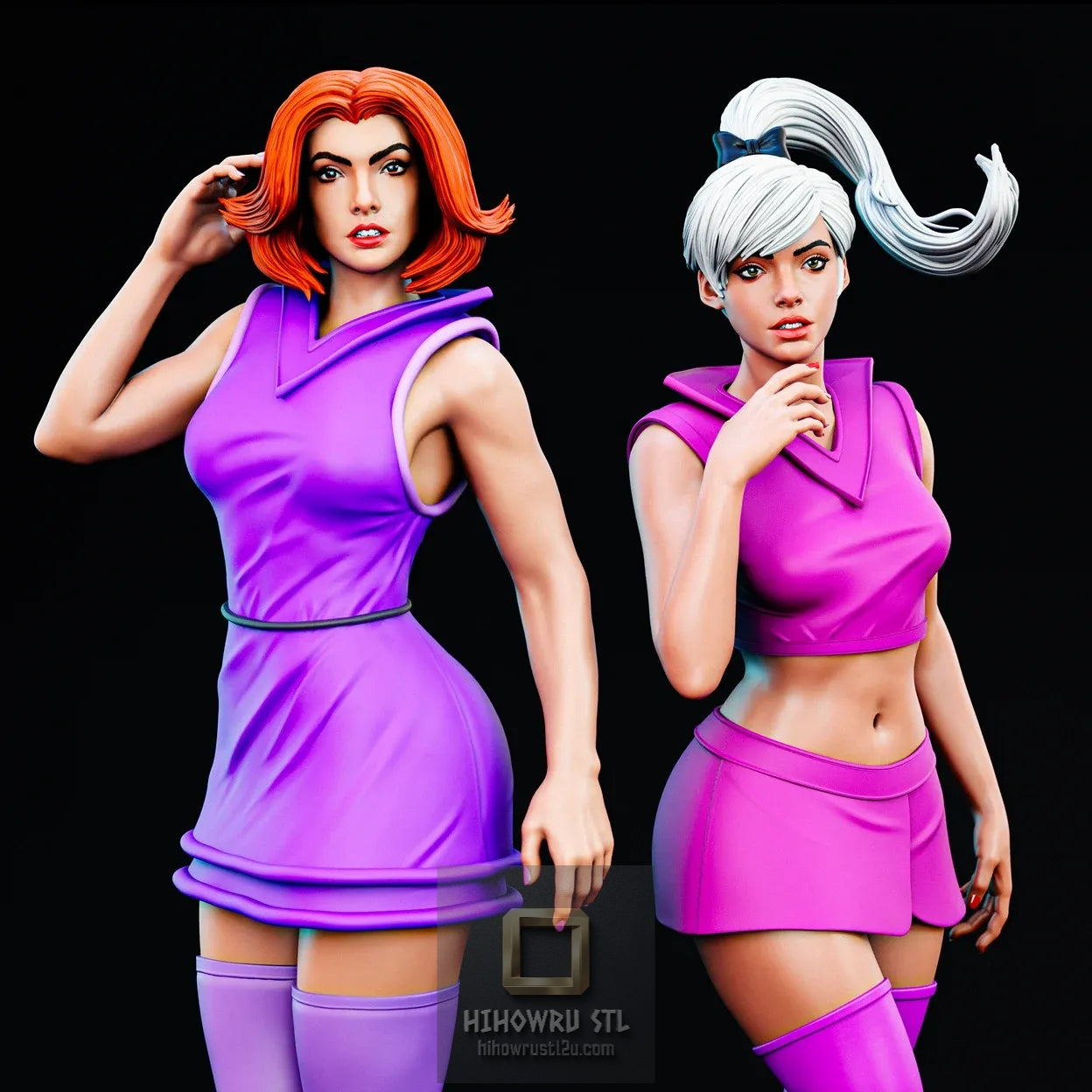 5131 Judy Jetson AND Jane Jetson NSFW - The Jetsons - STL 3D Print Files
