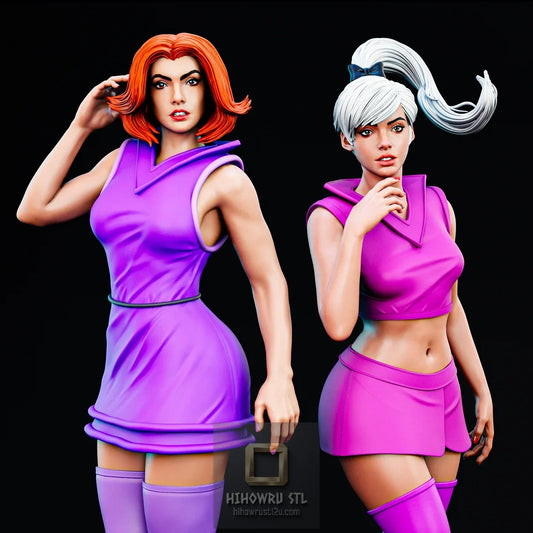 5131 Judy Jetson AND Jane Jetson NSFW - The Jetsons - STL 3D Print Files