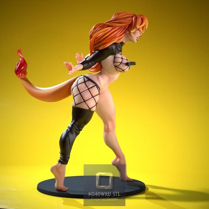 5608 Charmender NFSW - Pokemon - STL 3D Print Files
