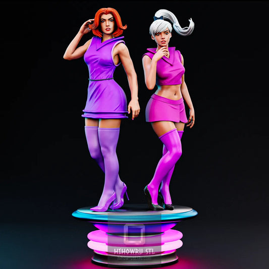 5131 Judy Jetson AND Jane Jetson NSFW - The Jetsons - STL 3D Print Files