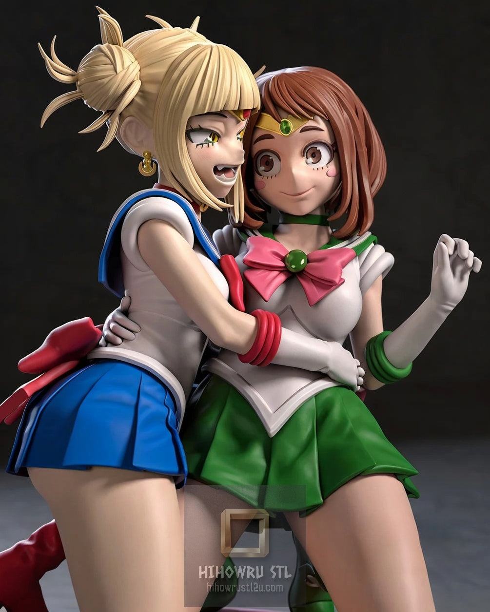 5431 Ochaco Uraraka and Himiko Toga NSFW - My Hero Academia - STL 3D Print Files