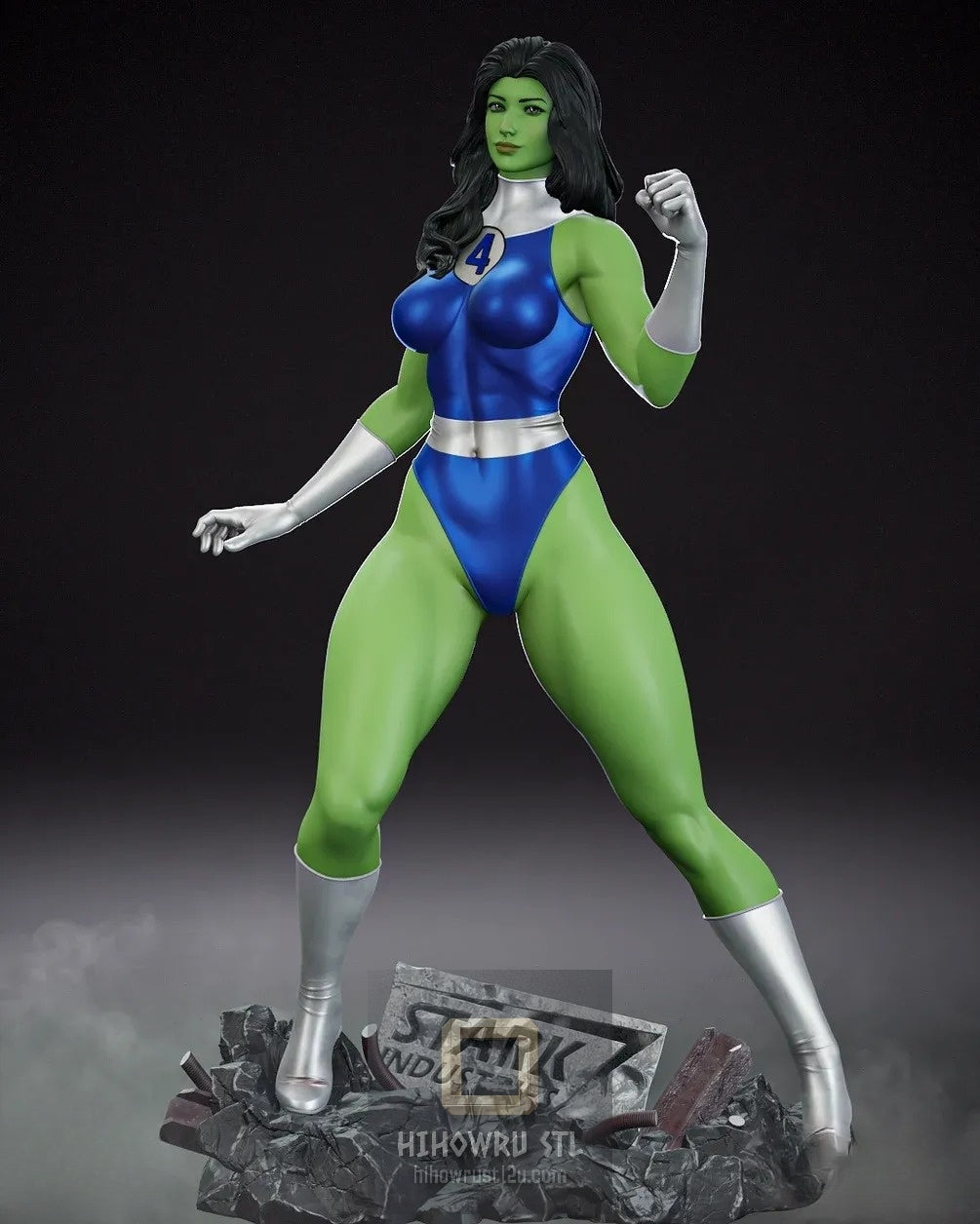 5462 She Hulk NSFW - Marvel Comics - STL 3D Print Files
