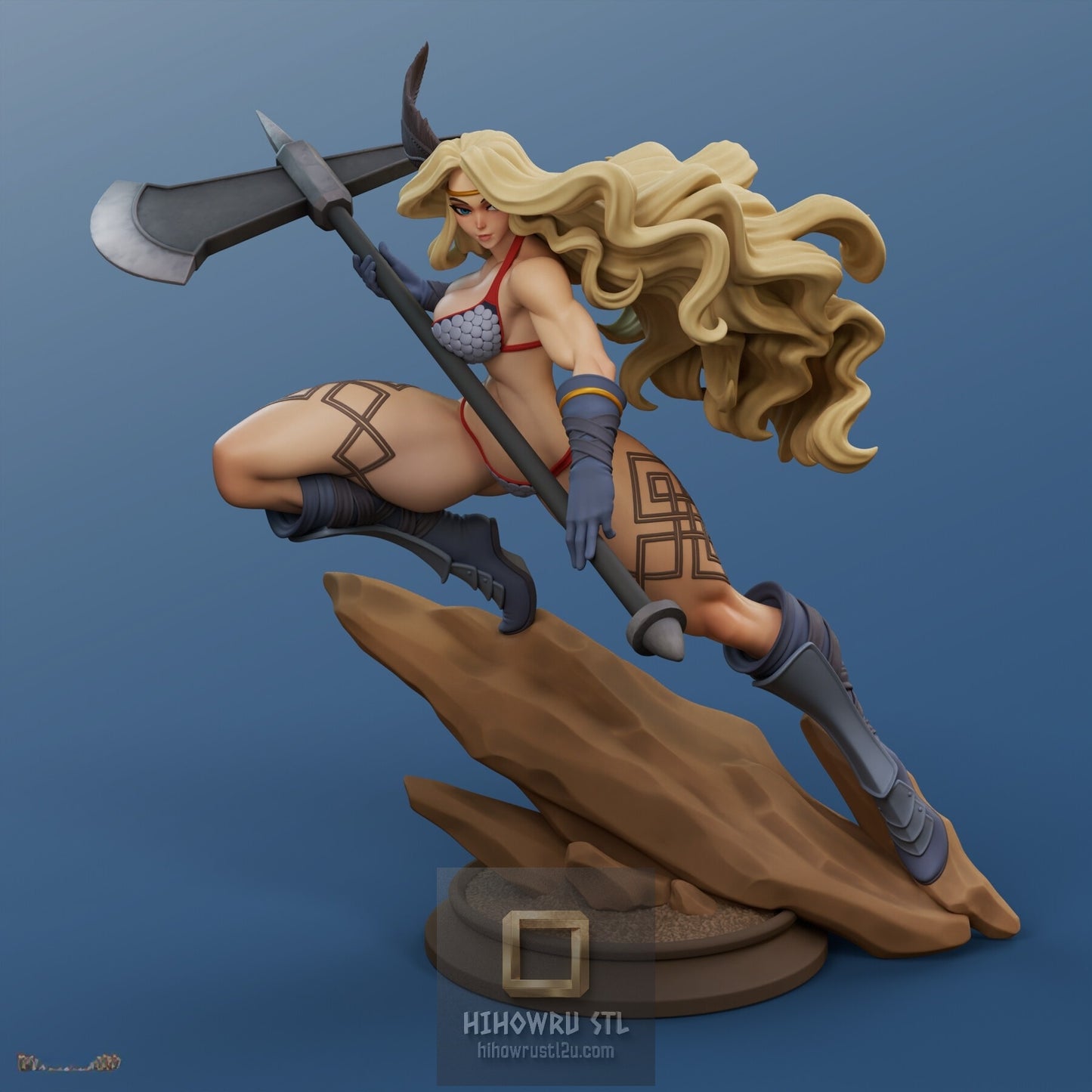 5520 Amazon NSFW - Dragon's Crown - STL 3D Print Files