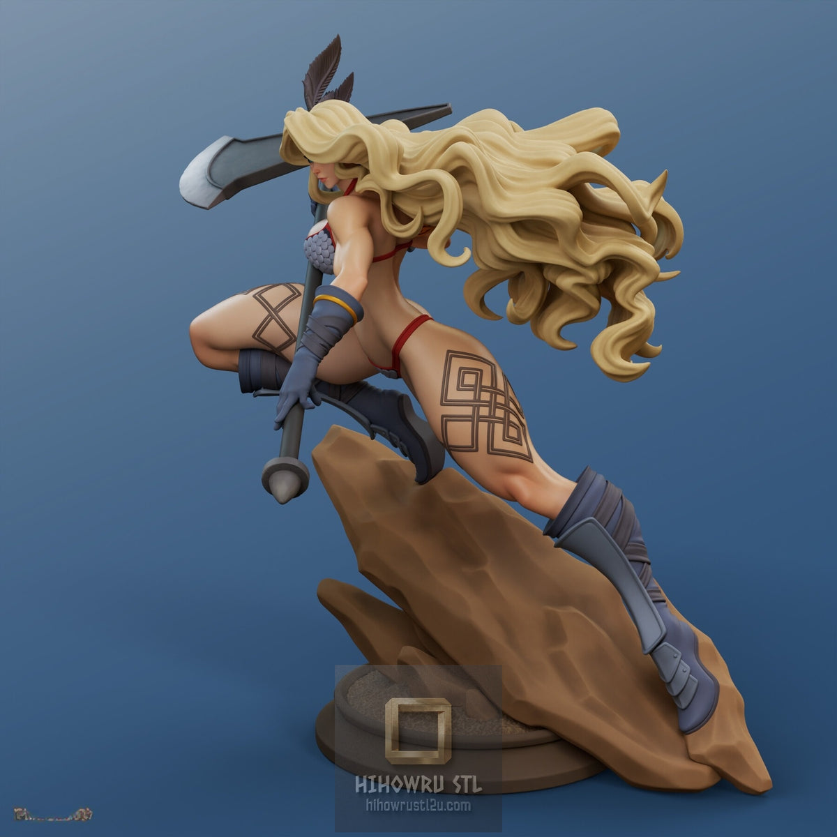 5520 Amazon NSFW - Dragon's Crown - STL 3D Print Files
