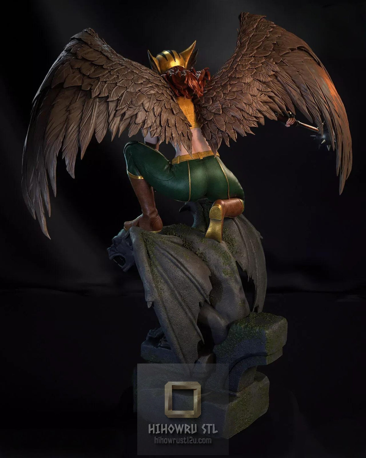 5653 Hawkgirl NSFW - DC Comics - STL 3D Print Files