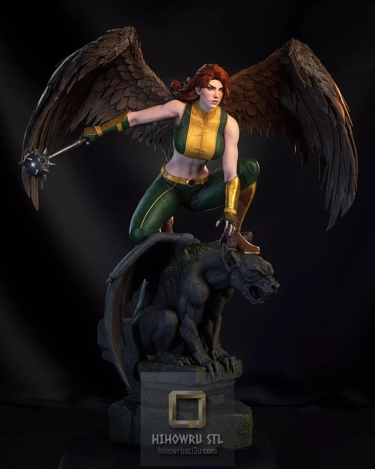 5653 Hawkgirl NSFW - DC Comics - STL 3D Print Files
