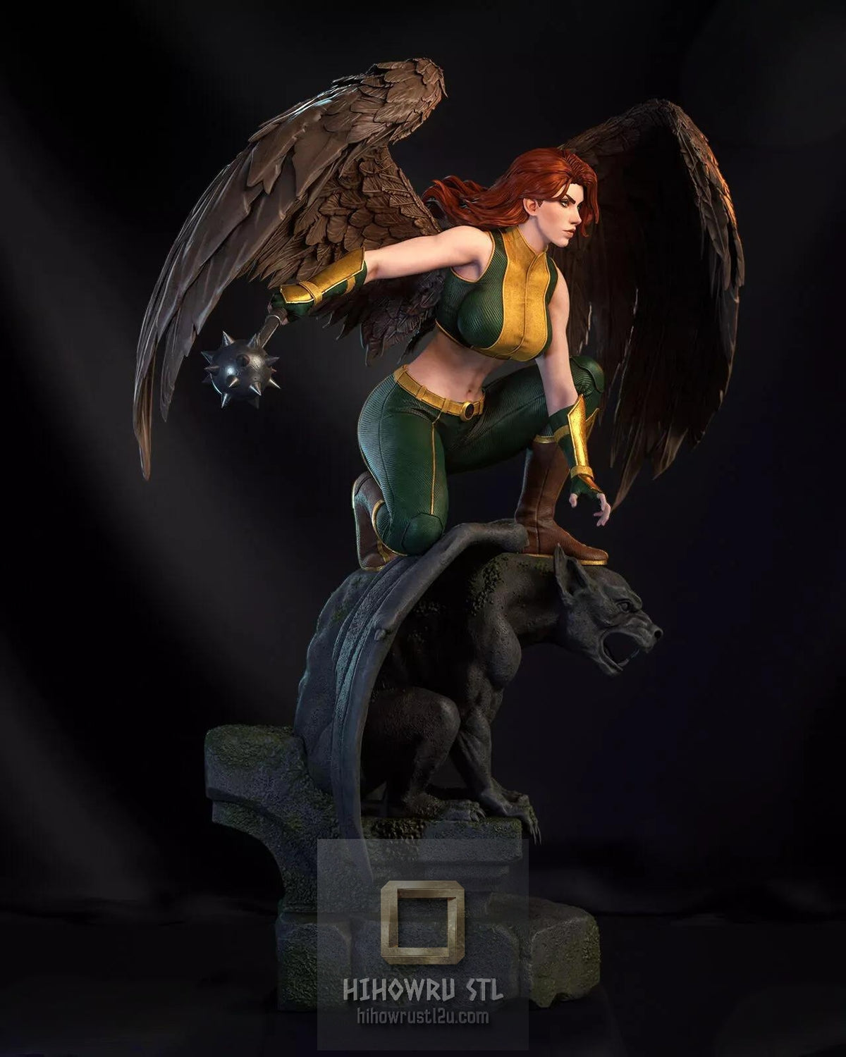 5653 Hawkgirl NSFW - DC Comics - STL 3D Print Files