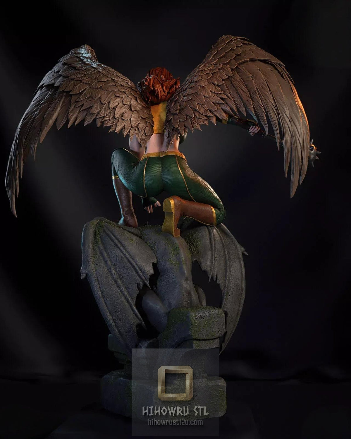 5653 Hawkgirl NSFW - DC Comics - STL 3D Print Files