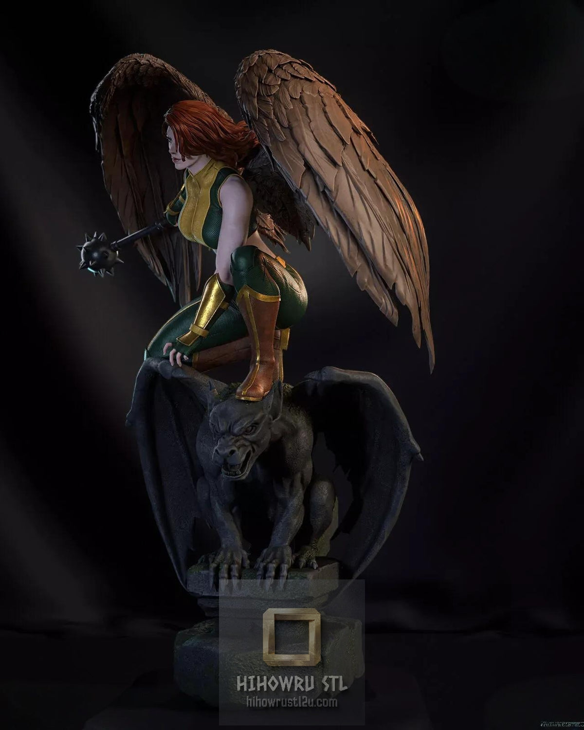 5653 Hawkgirl NSFW - DC Comics - STL 3D Print Files