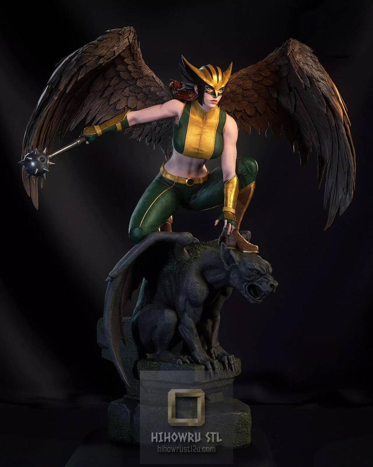 5653 Hawkgirl NSFW - DC Comics - STL 3D Print Files