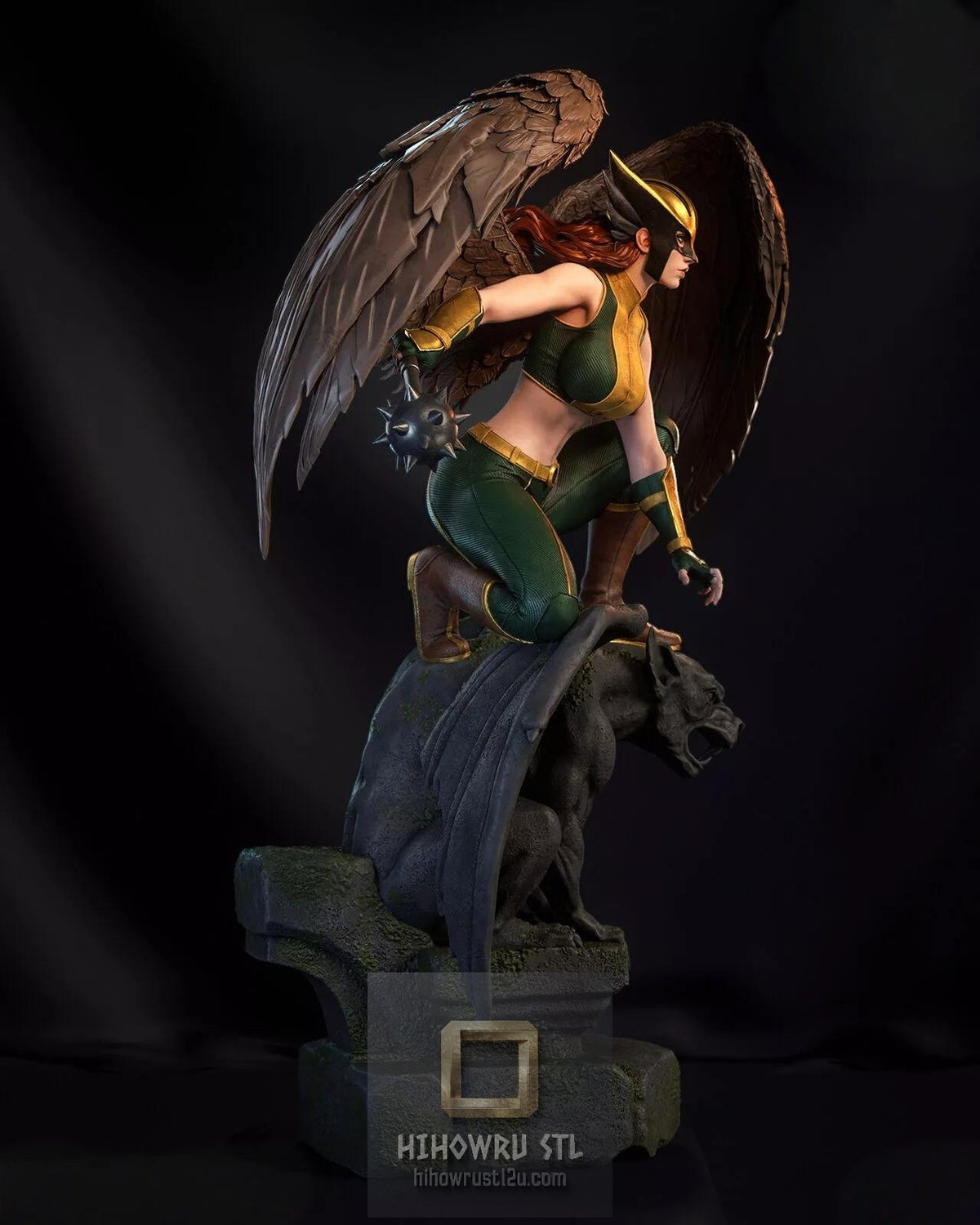 5653 Hawkgirl NSFW - DC Comics - STL 3D Print Files