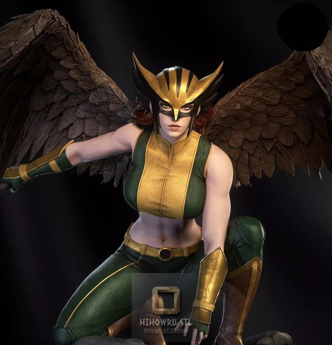 5653 Hawkgirl NSFW - DC Comics - STL 3D Print Files