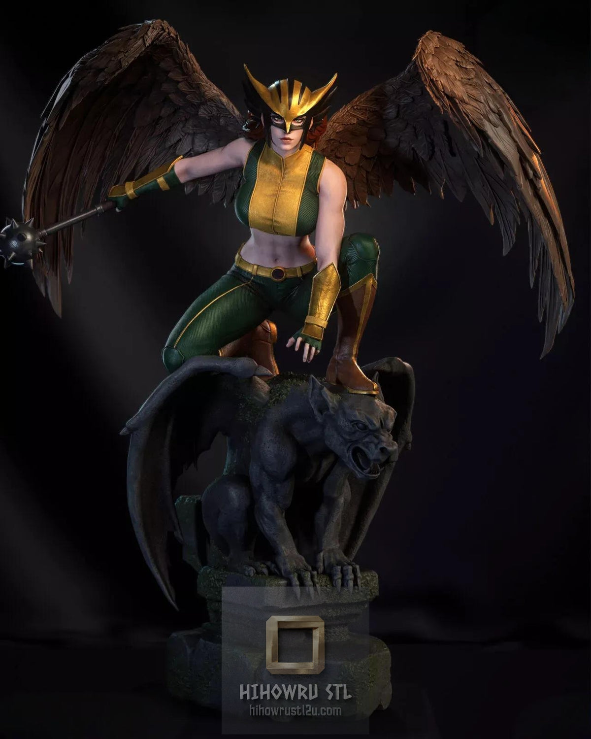 5653 Hawkgirl NSFW - DC Comics - STL 3D Print Files