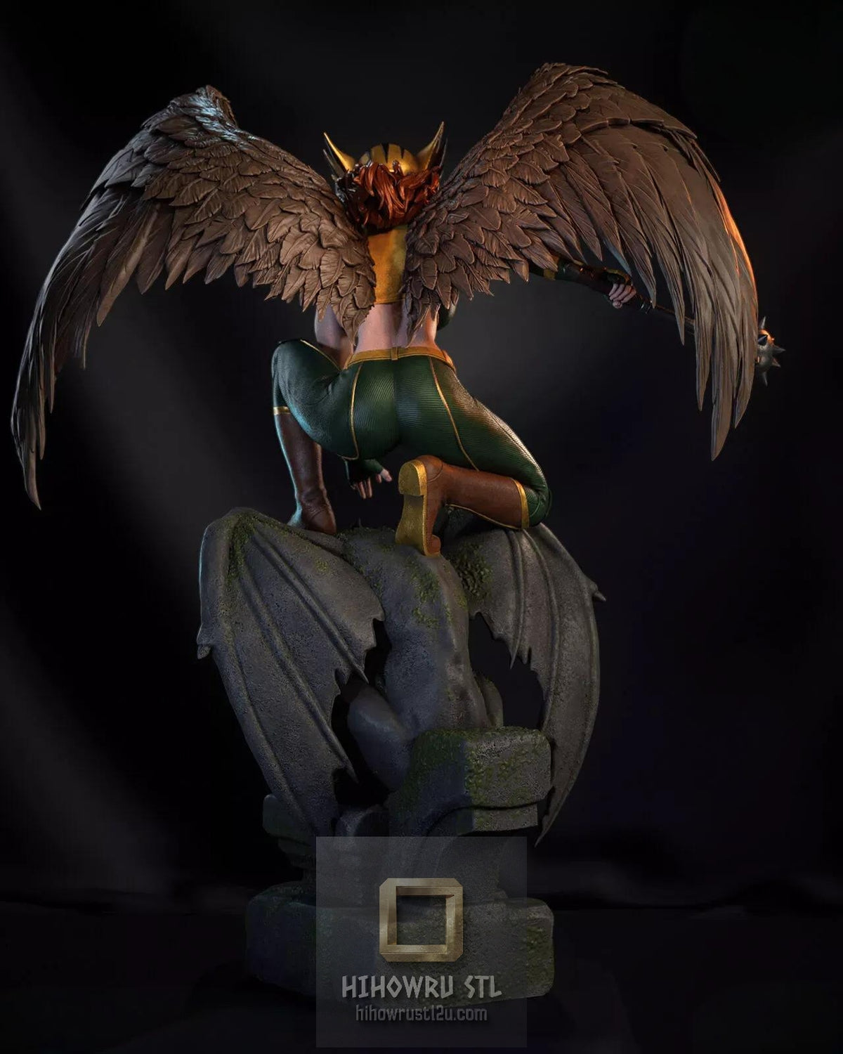 5653 Hawkgirl NSFW - DC Comics - STL 3D Print Files