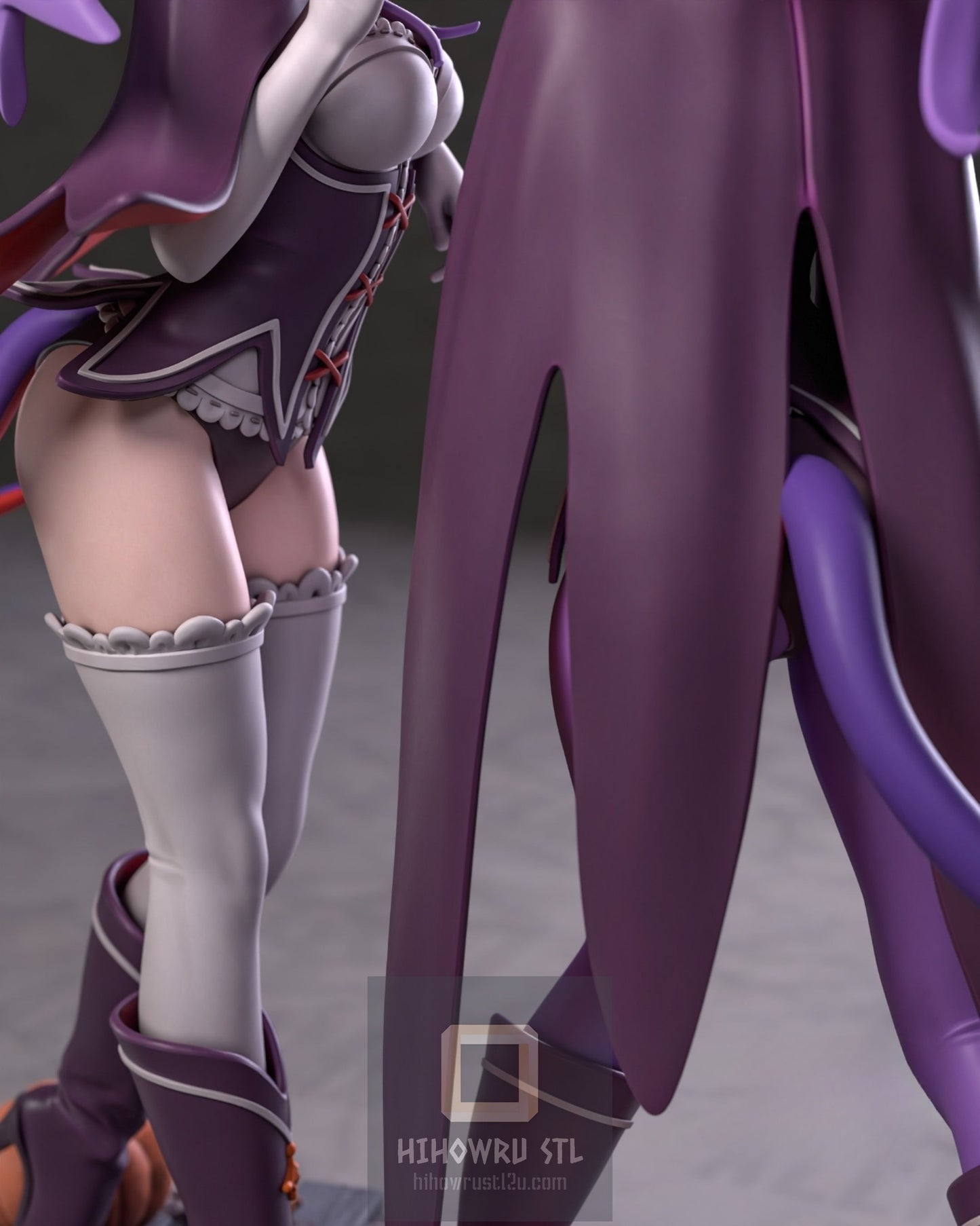 4441 Spooky Ram and Rem NSFW - Re:Zero - STL 3D Print Files