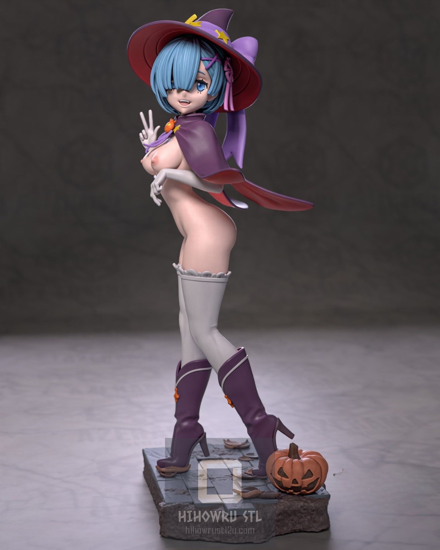 4441 Spooky Ram and Rem NSFW - Re:Zero - STL 3D Print Files