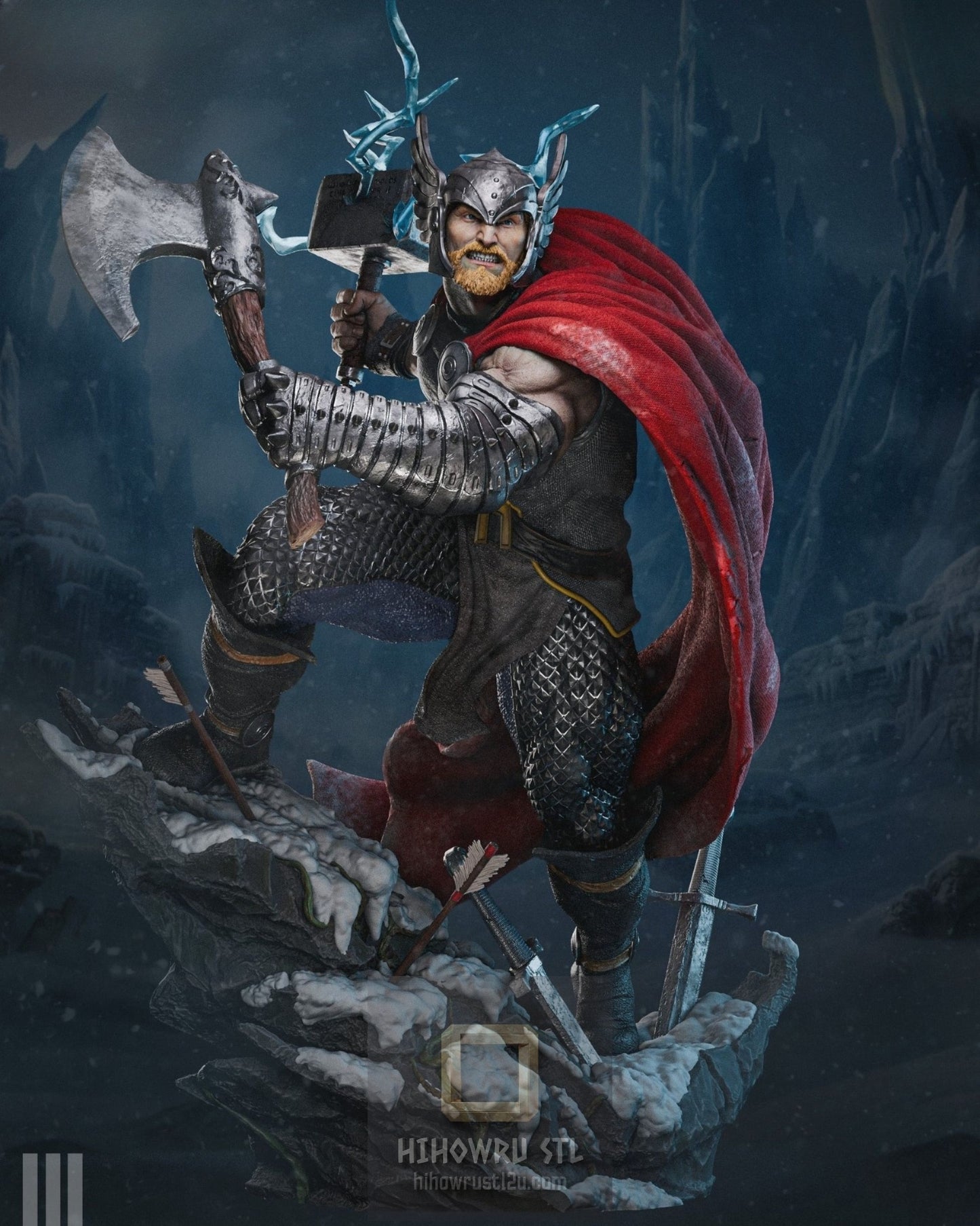 4974 Thor - Marvel Comics - STL 3D Print Files