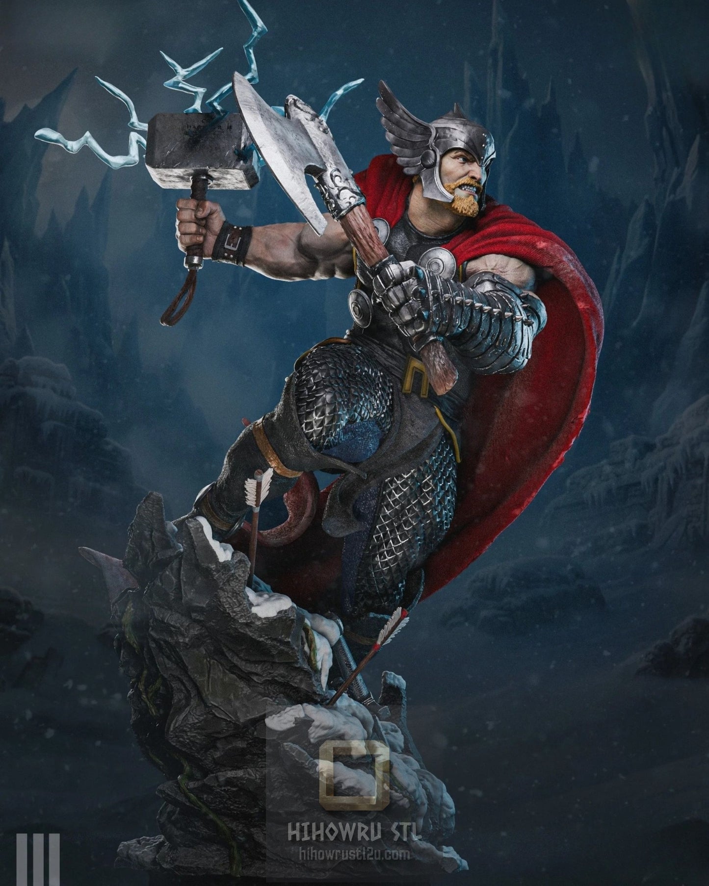 4974 Thor - Marvel Comics - STL 3D Print Files