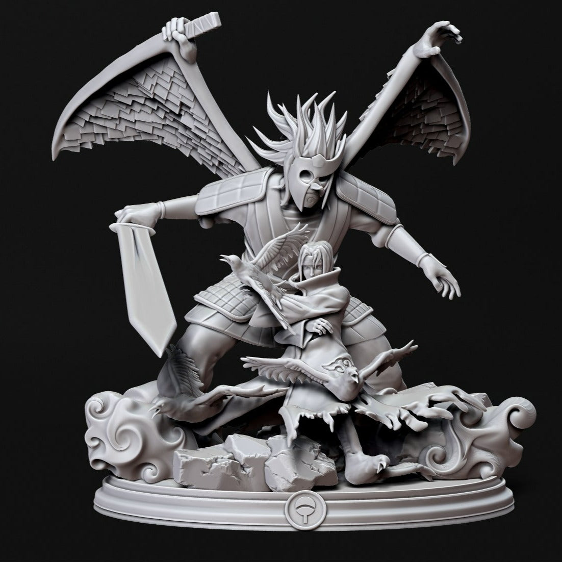 1999 Itachi and Susanoo - Naruto - STL 3D Print Files