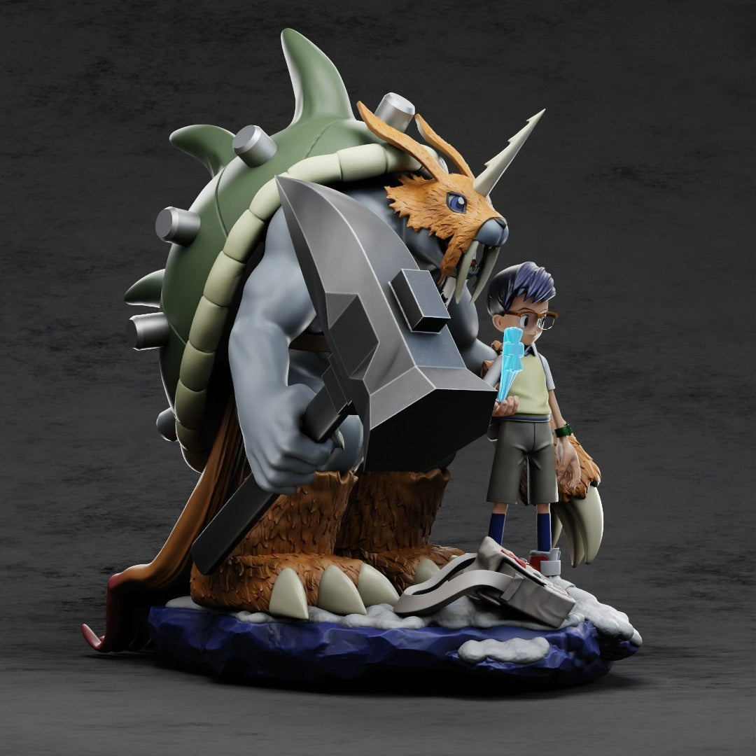 3041 Joy and Zudomon - Digimon - STL 3D Print Files