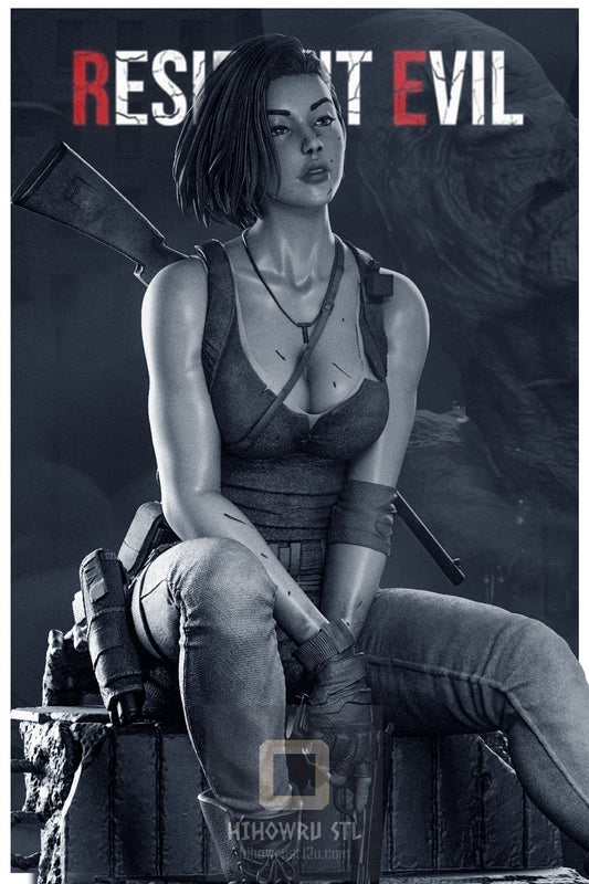 4528 Jill Valentine - Resident Evil - STL 3D Print Files