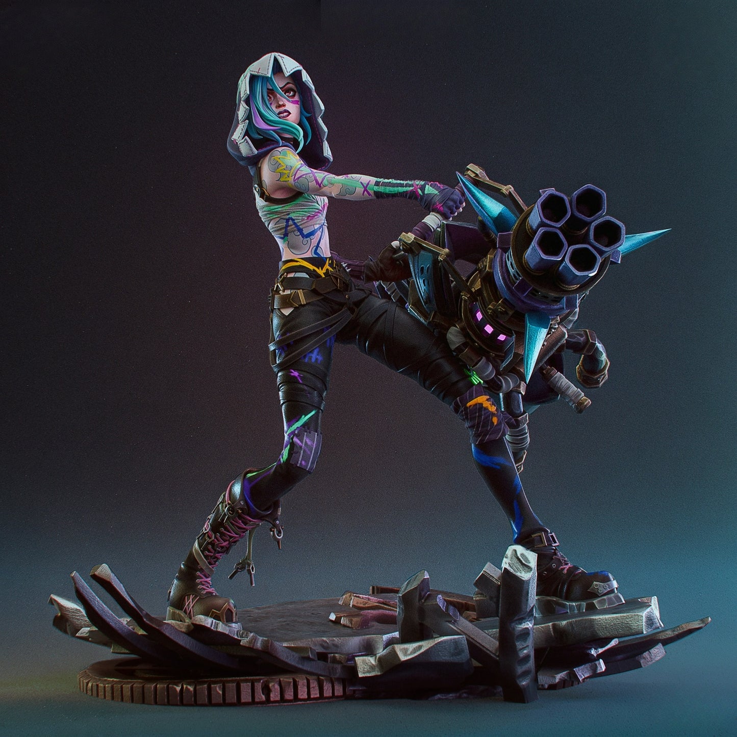 3338 Jinx - League of Legends - STL 3D Print Files