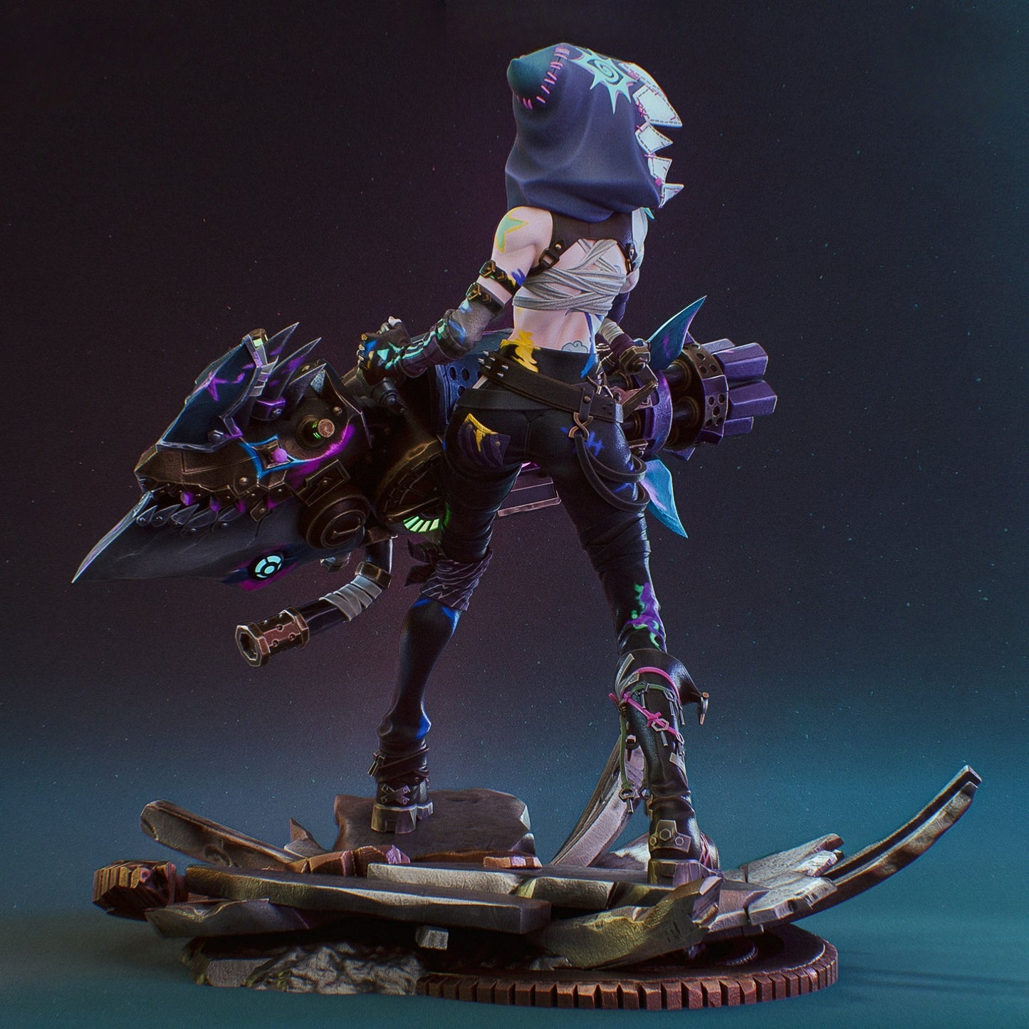 3338 Jinx - League of Legends - STL 3D Print Files