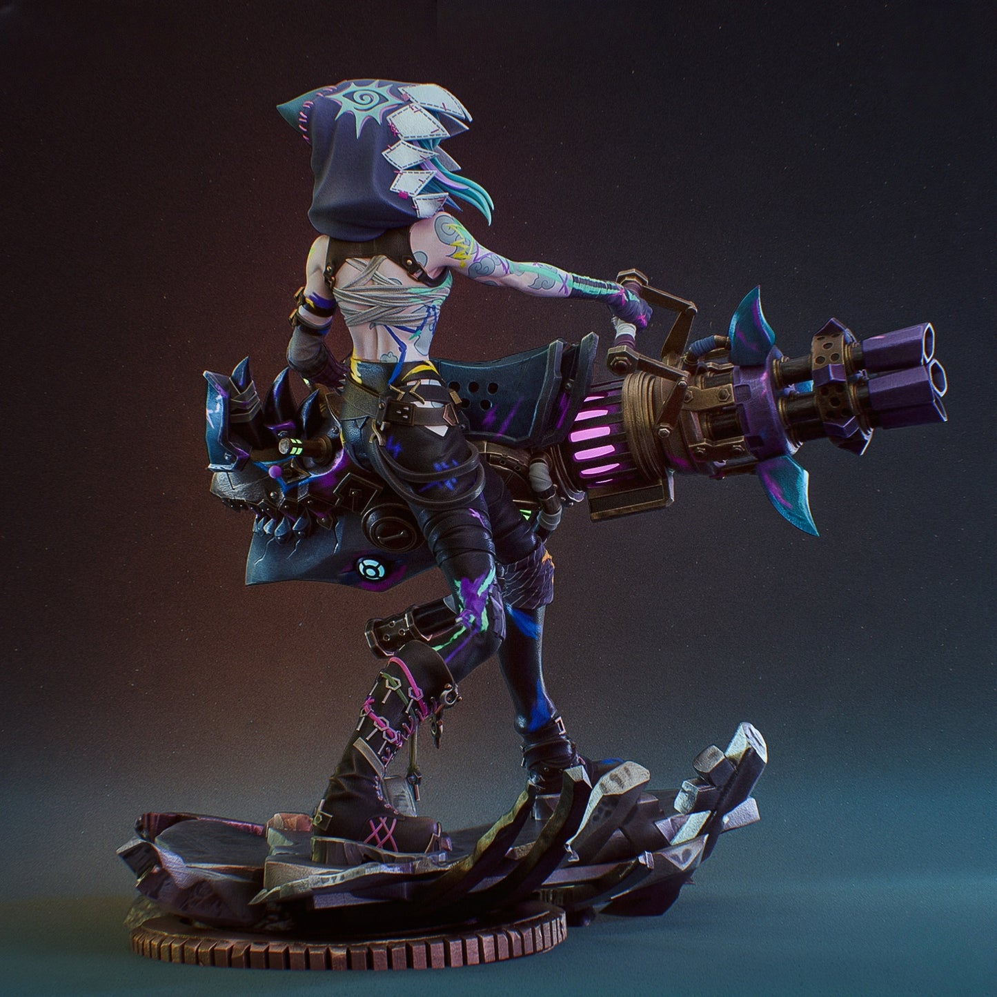 3338 Jinx - League of Legends - STL 3D Print Files