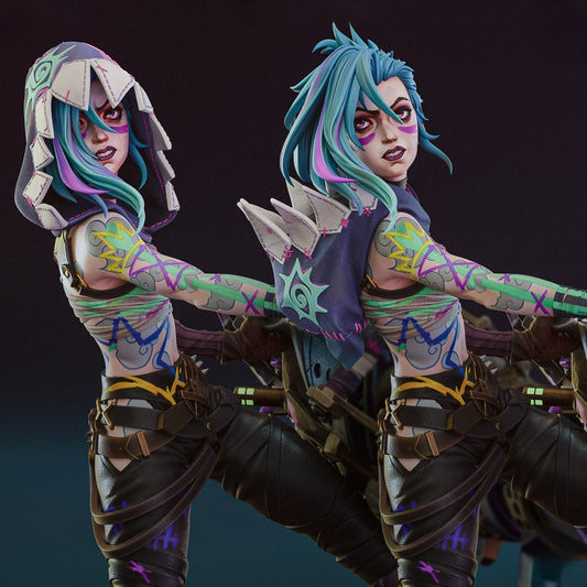 3338 Jinx - League of Legends - STL 3D Print Files