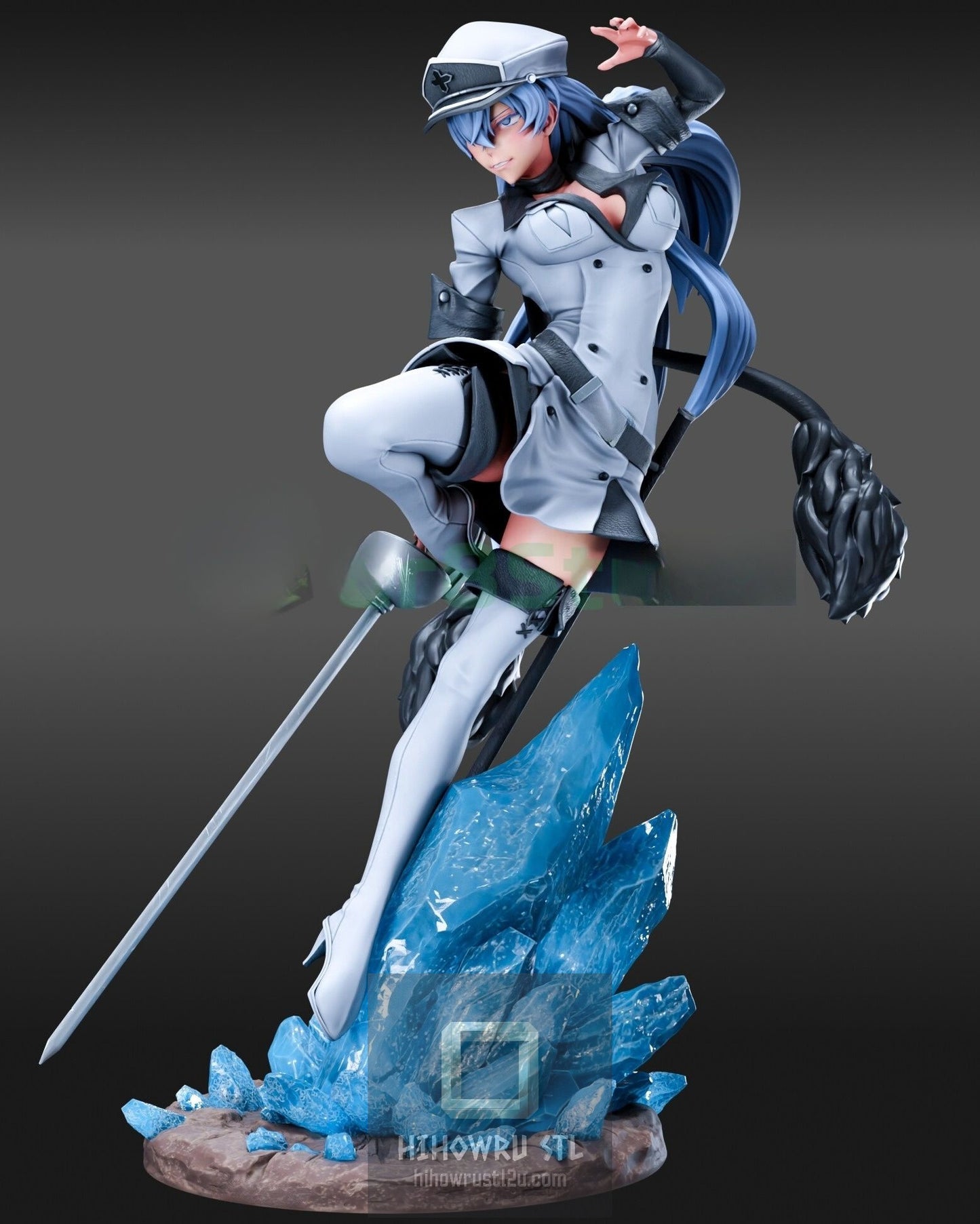 5174 Esdeath NSFW - Akame Ga Kill! - STL 3D Print Files