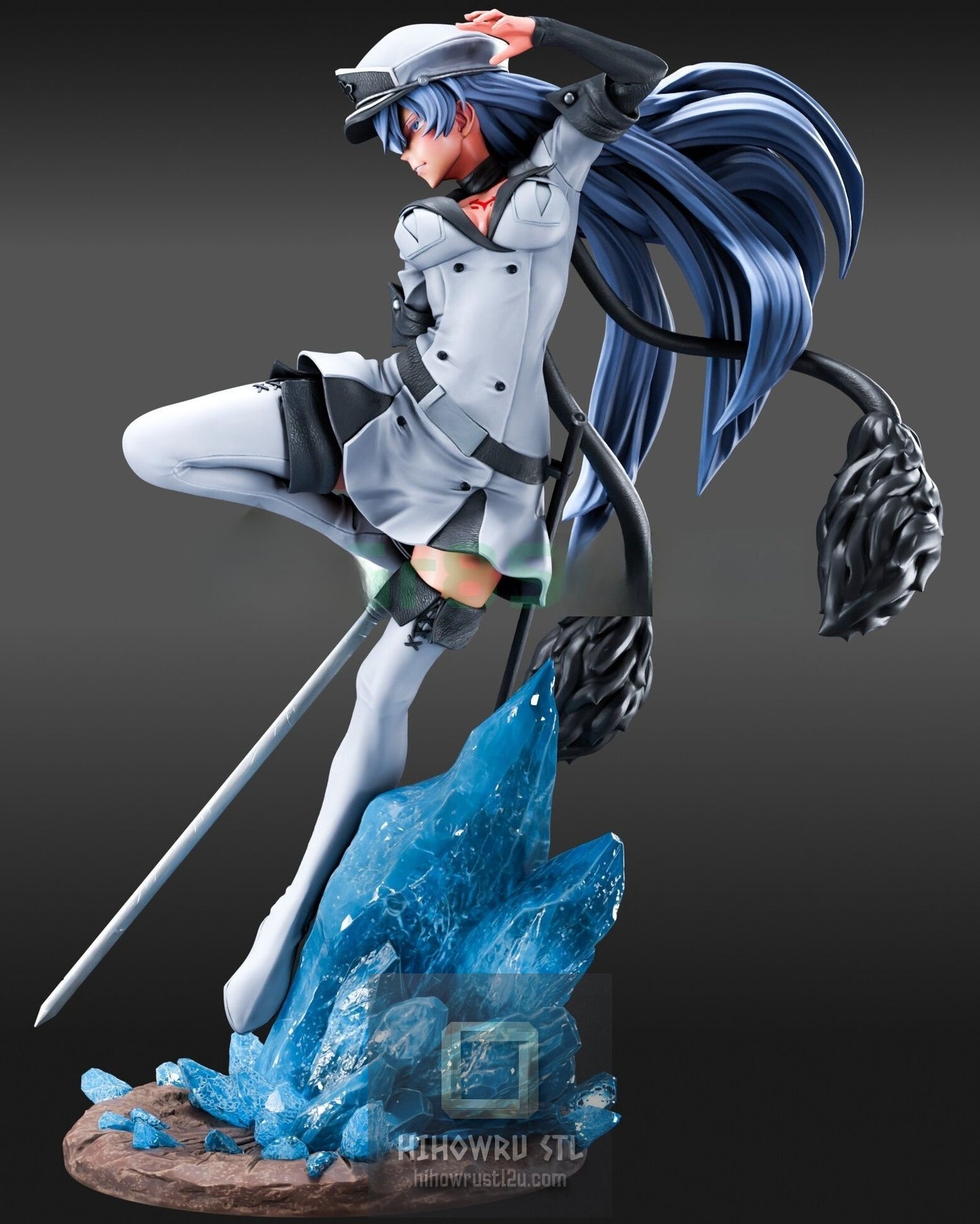 5174 Esdeath NSFW - Akame Ga Kill! - STL 3D Print Files
